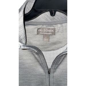 Falls Creek Performance Men’s Quarter Zip Gray NWT SIZE Large